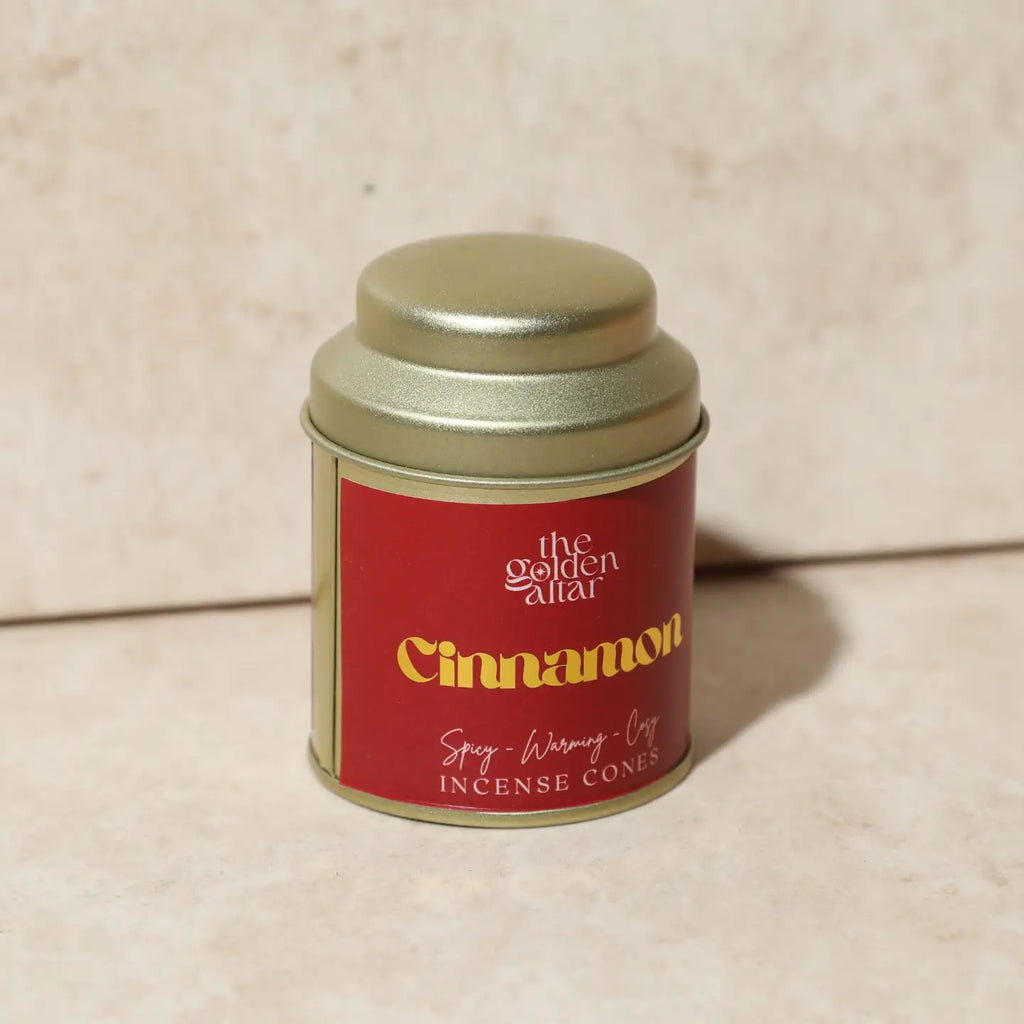 Cinnamon Incense Cones Tin