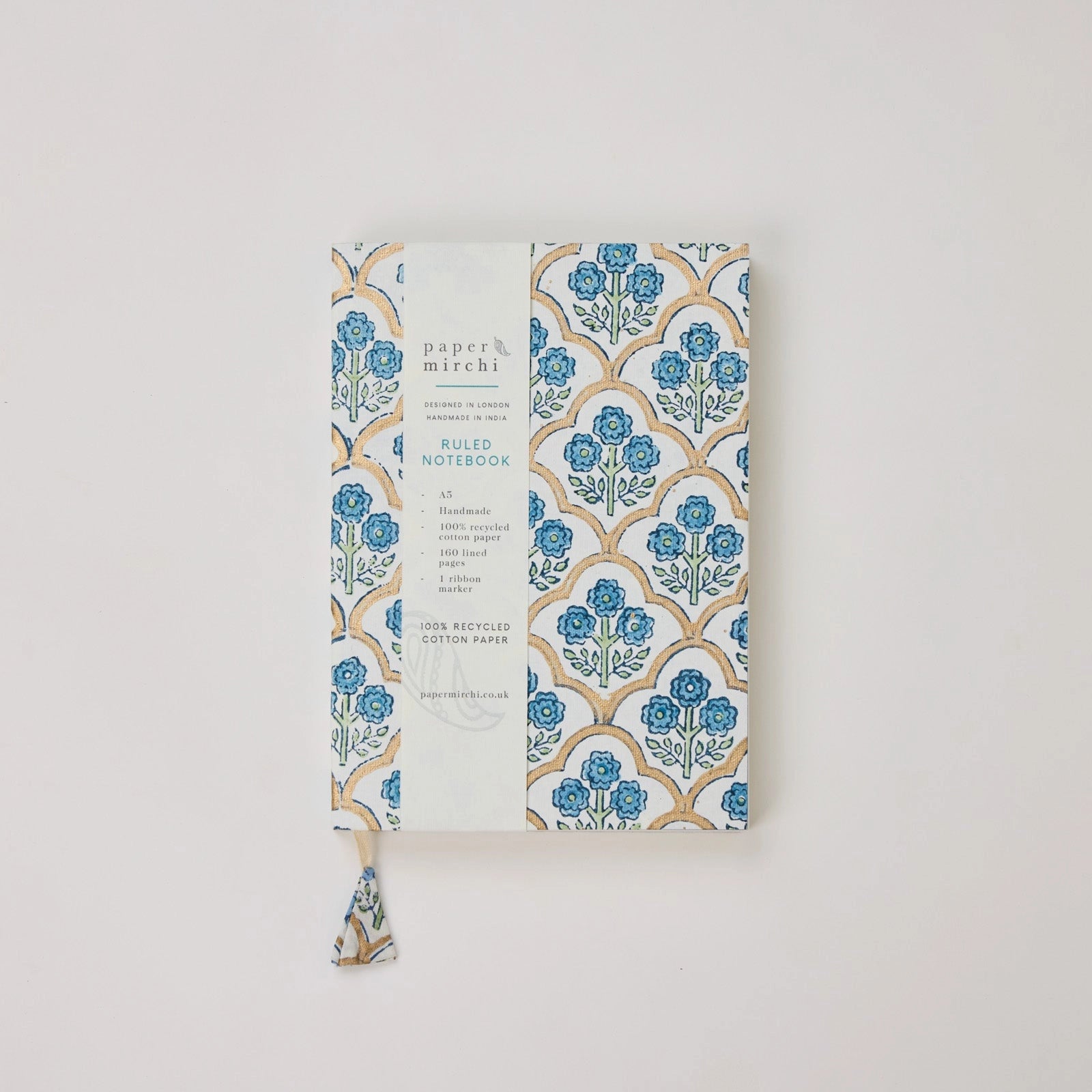 Paper Mirchi A5 Trellis Notebook
