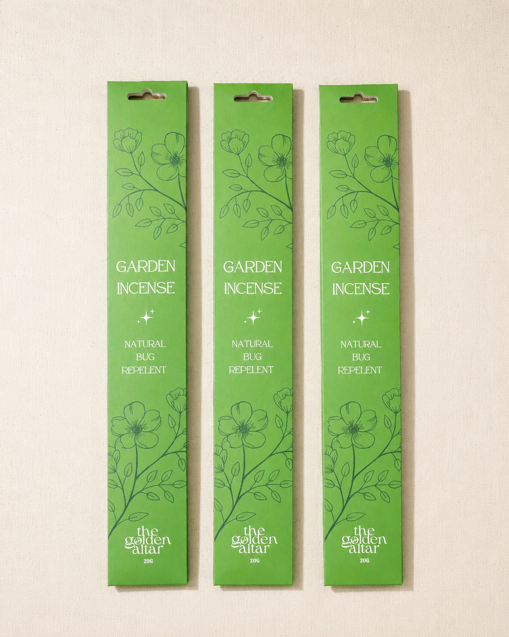 Garden Incense - Pack of 3