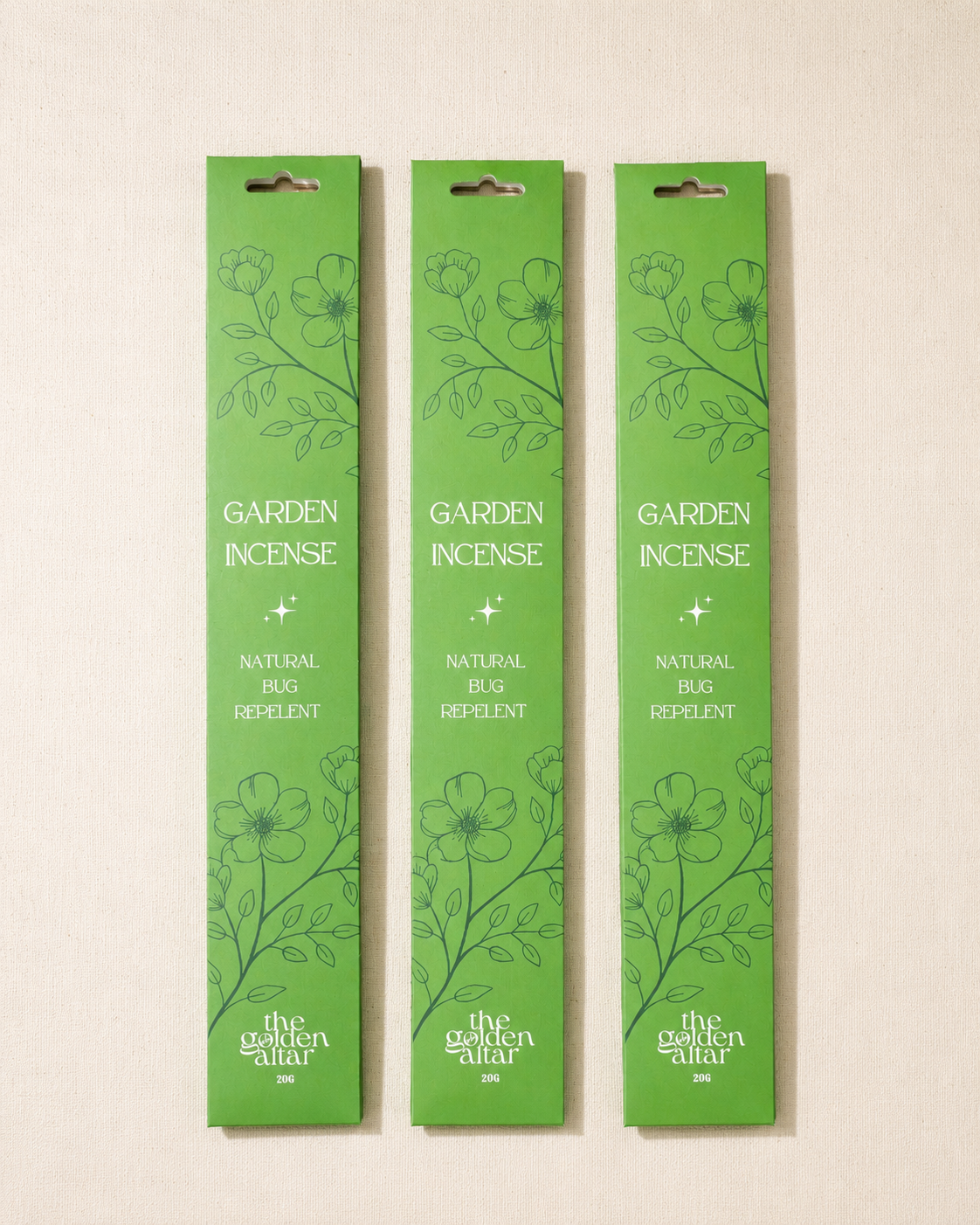 Garden Incense - Pack of 3