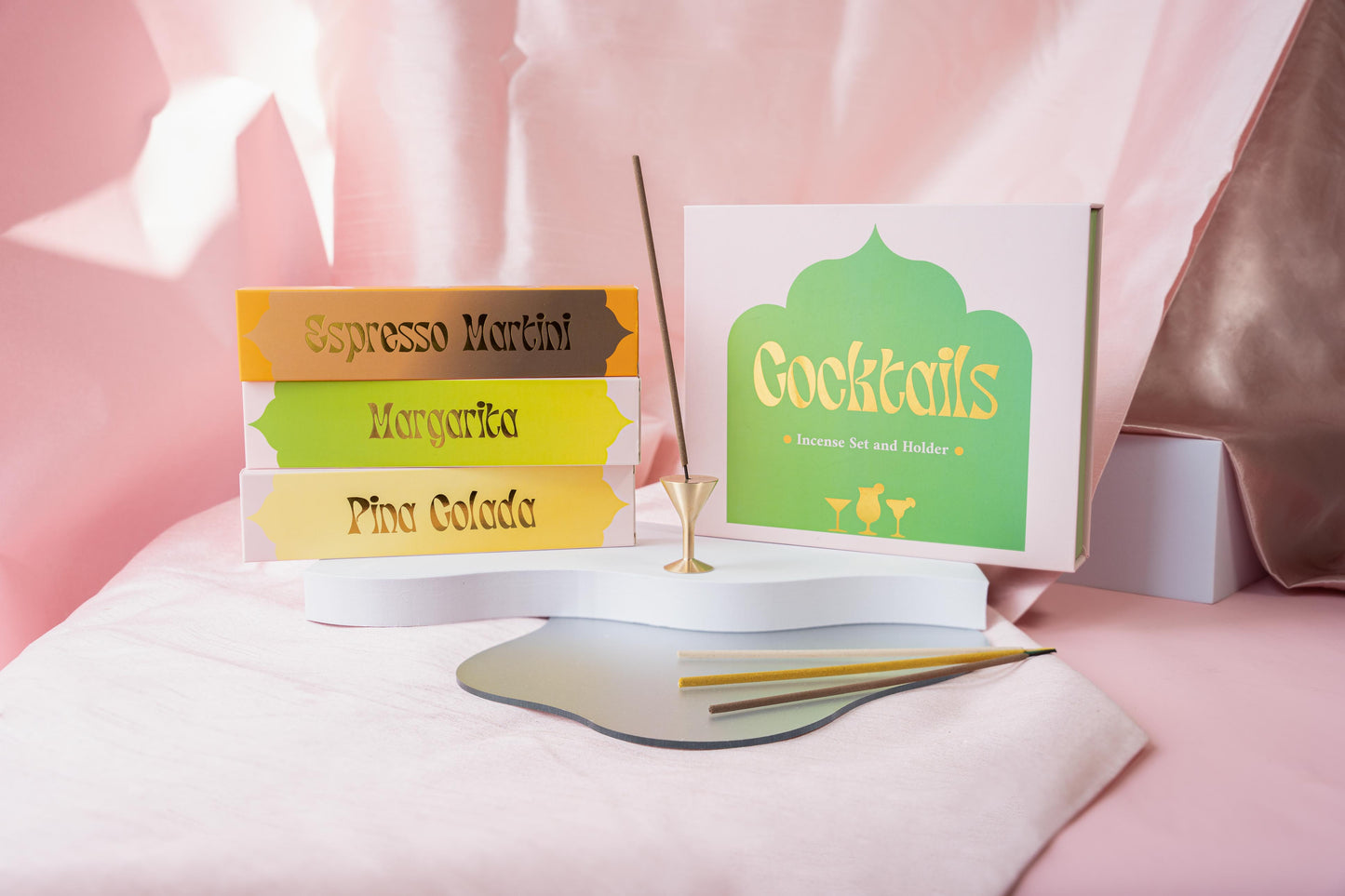 Cocktails Incense Gift Set