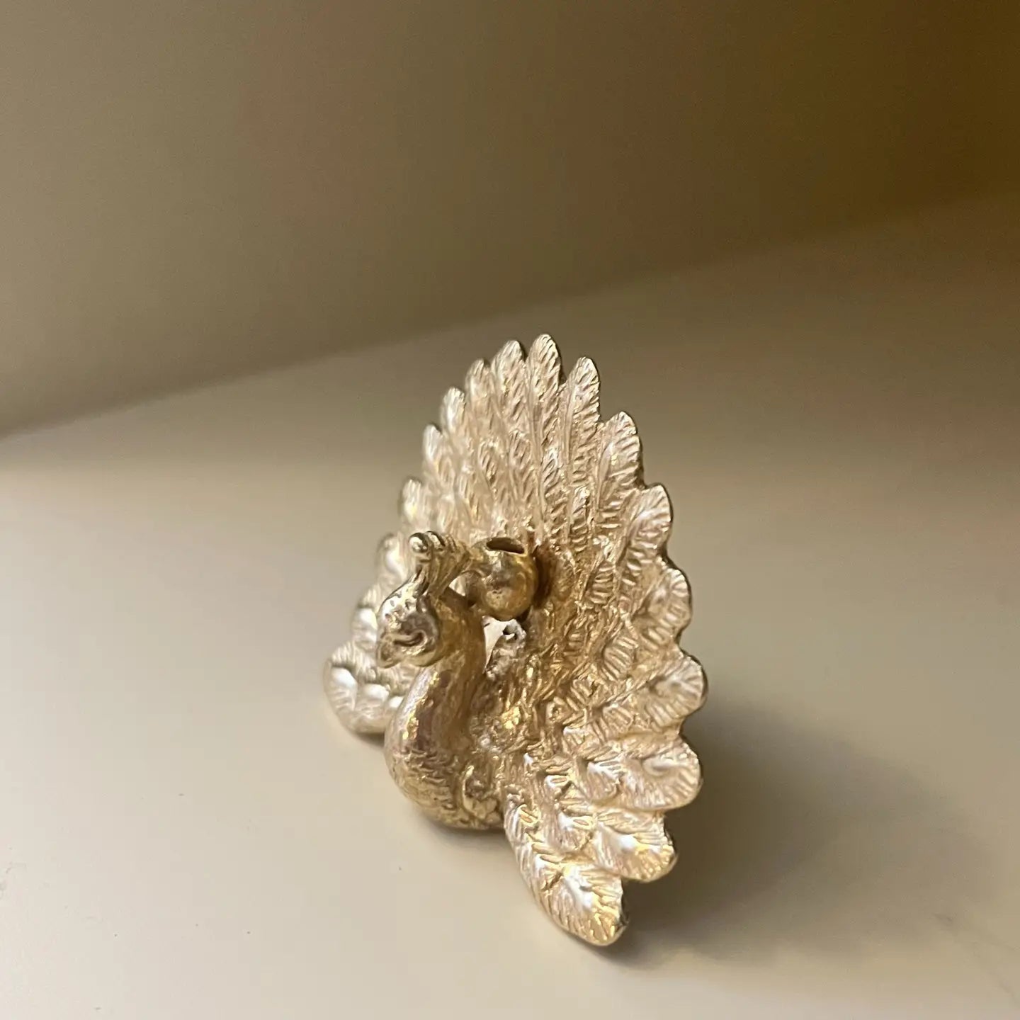 Brass Incense Holder - Peacock