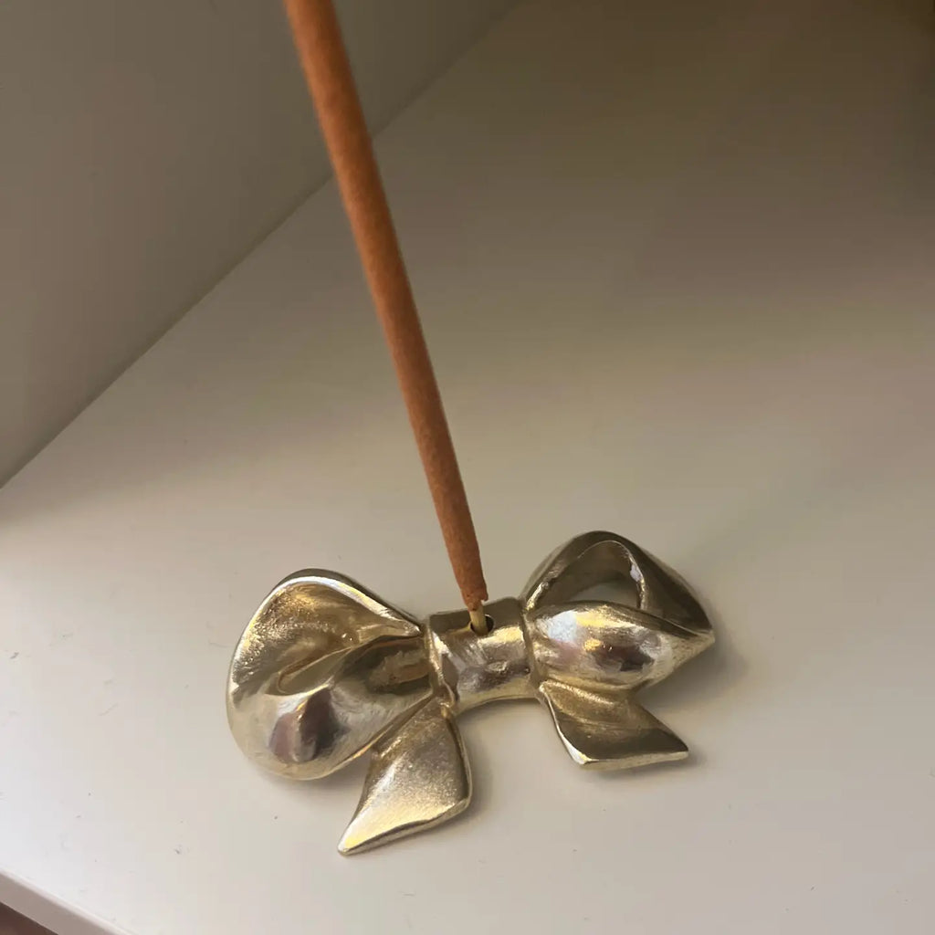 Brass Incense Holder - Bow