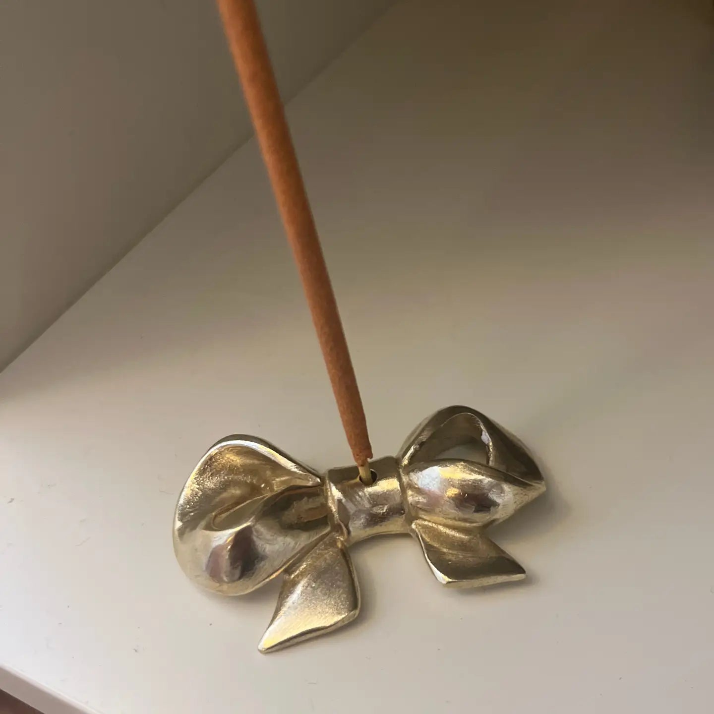 Brass Incense Holder - Bow