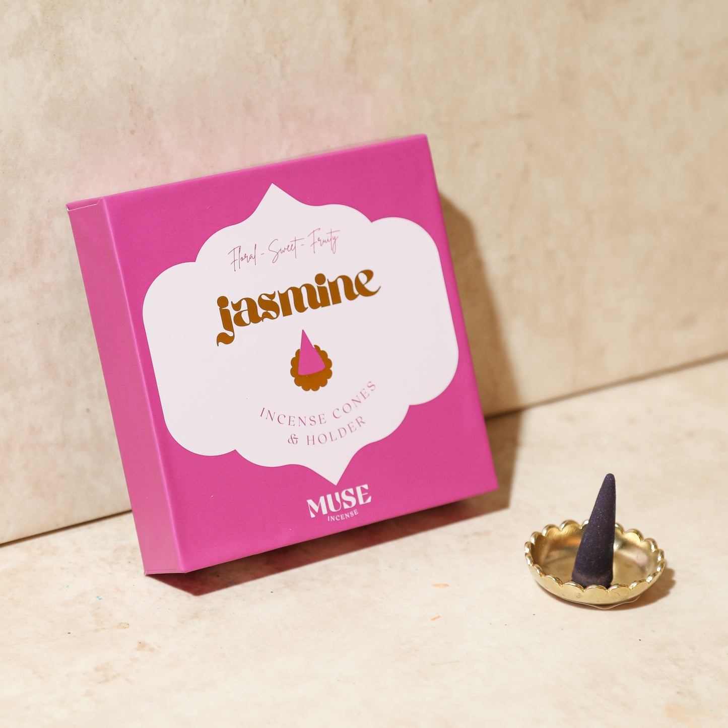 Jasmine Incense Cones Set